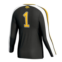 Iowa Hawkeyes GameDay Greats Lightweight Collegiate Volleyball Fashion Jersey - Black