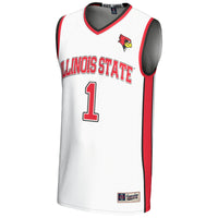 #1 Illinois State Redbirds GameDay Greats Lightweight Basketball Jersey - White