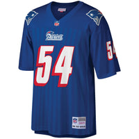 New England Patriots Tedy Bruschi Mitchell & Ness Royal Big & Tall 1996 Retired Player Replica Jersey