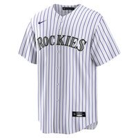 Colorado Rockies Charlie Blackmon Nike White Home Replica Player Name Jersey