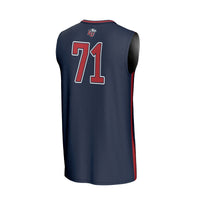#71 Liberty Flames GameDay Greats Lightweight Collegiate Basketball Fashion Jersey - Navy