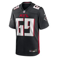 Atlanta Falcons Jack Nelson Nike Black Team Game Jersey