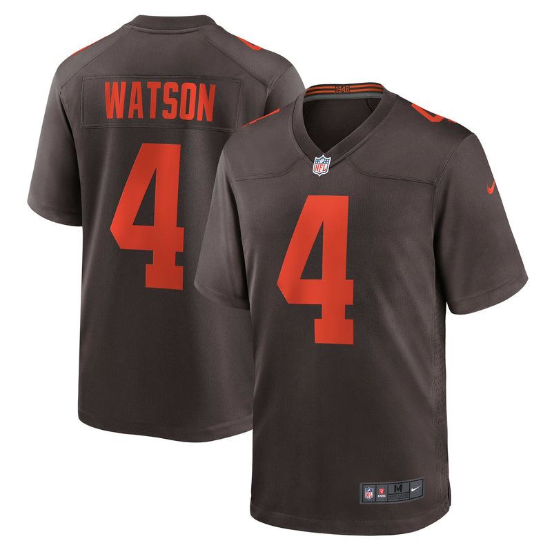 Cleveland Browns Deshaun Watson Nike Brown Alternate Game Jersey