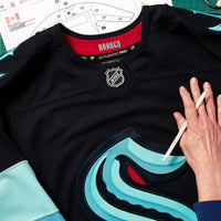 Seattle Kraken Fanatics Navy Home Authentic Pro Custom Jersey