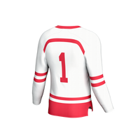 Boston University GameDay Greats Lightweight Collegiate Hockey Fashion Jersey - White