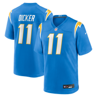 Los Angeles Chargers Cameron Dicker Nike Powder Blue Game Jersey