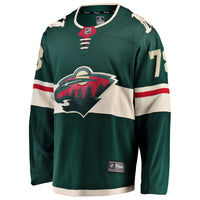 Minnesota Wild Nico Sturm Fanatics Green Home Breakaway Jersey