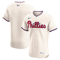 Philadelphia Phillies Nike Cream Alternate 2 Elite Jersey