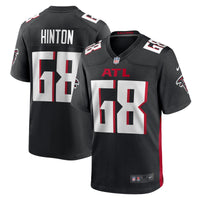 Atlanta Falcons Kyle Hinton Nike Black Team Game Jersey
