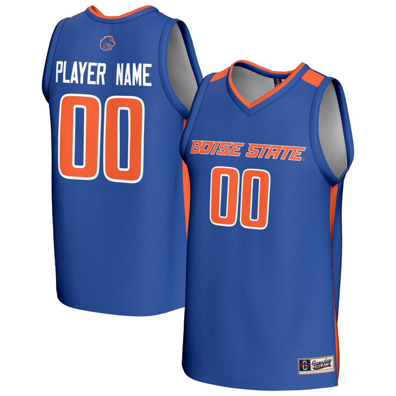 Boise State Broncos GameDay Greats NIL Pick-A-Player Lightweight Basketball Fashion Jersey - Royal