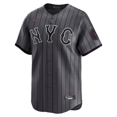 New York Mets Nike Gray City Connect Limited Jersey
