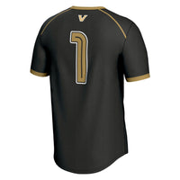 #1 Vanderbilt Commodores GameDay Greats Lightweight Lacrosse Jersey - Black