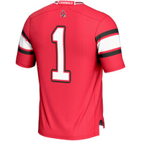 #1 Ball State Cardinals GameDay Greats Endzone Football Jersey - Cardinal