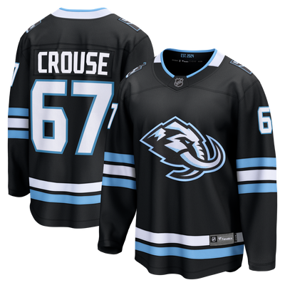 Utah Mammoth Lawson Crouse Fanatics Black Home Breakaway Player Jersey