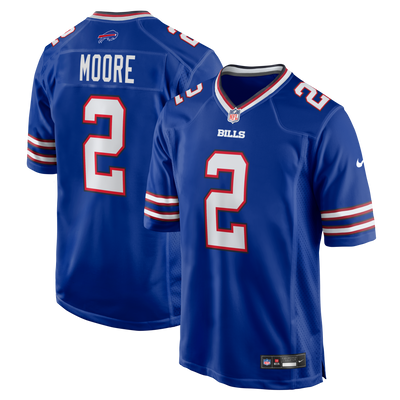 Buffalo Bills D.J. Moore Nike Royal Game Jersey