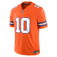 Denver Broncos Bo Nix Nike Orange Alternate Mile High Collection 1977 Throwback Vapor F.U.S.E. Stitched Limited Jersey
