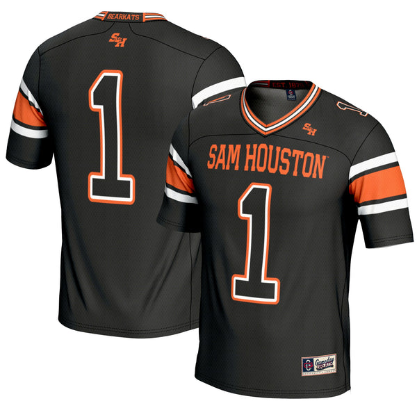 #1 Sam Houston State Bearkats GameDay Greats Endzone Football Jersey - Black