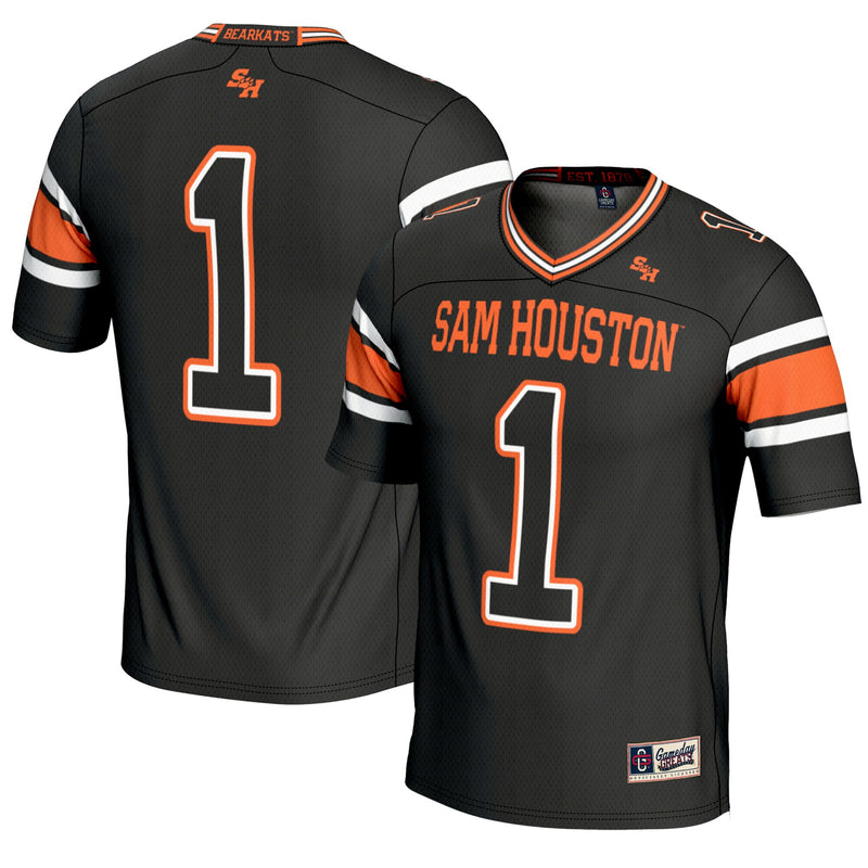 #1 Sam Houston State Bearkats GameDay Greats Endzone Football Jersey - Black