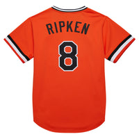 Baltimore Orioles Cal Ripken Jr. Mitchell & Ness Orange 2001 Cooperstown Collection Authentic Throwback Jersey