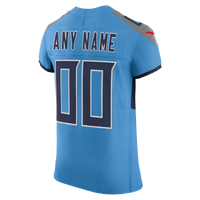 Tennessee Titans Nike Light Blue Team Vapor F.U.S.E. Elite Custom Jersey
