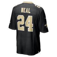New Orleans Saints Devin Neal Nike Black Team Game Jersey