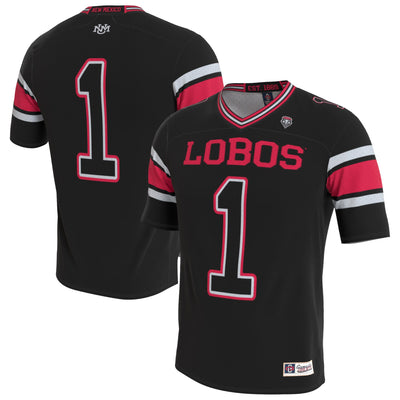 New Mexico Lobos GameDay Greats Lightweight Collegiate Football Blackout Fashion Jersey