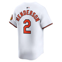Baltimore Orioles Gunnar Henderson Nike White Home Limited Player Jersey