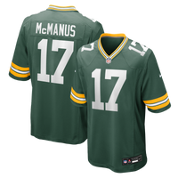 Green Bay Packers Brandon McManus Nike Green Team Game Jersey