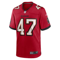 Tampa Bay Buccaneers John Lynch Nike Red Retired Player Game Jersey