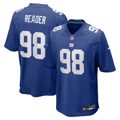 New York Giants D.J. Reader Nike Royal Game Jersey