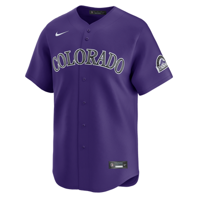 Colorado Rockies Nike Purple Alternate Limited Jersey