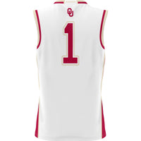 #1 Oklahoma Sooners GameDay Greats Lightweight Basketball Jersey - White