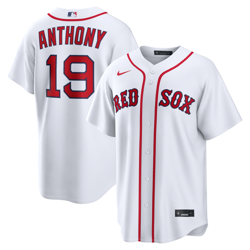 Boston Red Sox Roman Anthony Nike White Home Replica Jersey