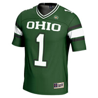 #1 Ohio Bobcats GameDay Greats Endzone Football Jersey - Green