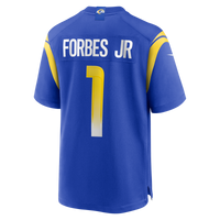 Los Angeles Rams Emmanuel Forbes Jr. Nike Royal Team Game Jersey