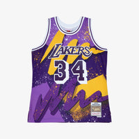 Los Angeles Lakers Mitchell & Ness Shaquille O'Neal 1996 Hyper Hoops Swingman Jersey - Dark Purple