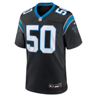 Carolina Panthers Robert Hunt Nike Black Game Jersey