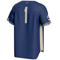 #1 Georgetown Hoyas GameDay Greats Lightweight Baseball Fashion Jersey - Navy