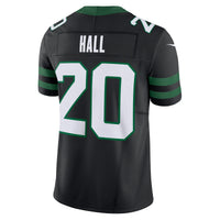 New York Jets Breece Hall Nike Legacy Black Alternate Vapor F.U.S.E. Limited Jersey