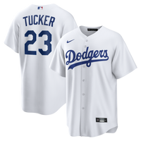 Los Angeles Dodgers Kyle Tucker Nike White Home Replica Jersey