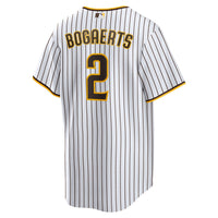 San Diego Padres Xander Bogaerts Nike White/Brown Home Official Replica Player Jersey