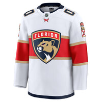 Florida Panthers Fanatics White Away Premium Custom Jersey