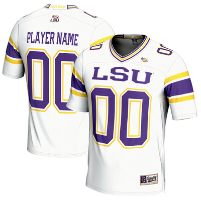 LSU Tigers GameDay Greats NIL Pick-A-Player Football Jersey - White