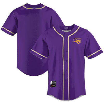 Northern Iowa Panthers GameDay Greats Lightweight Baseball Jersey - Purple