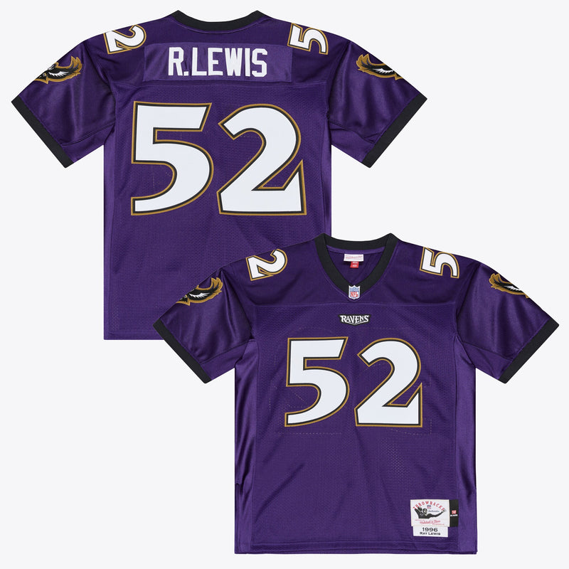 Baltimore Ravens Ray Lewis Mitchell & Ness Purple 1996 Authentic Throwback Jersey