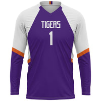 #1 Clemson Tigers GameDay Greats Lightweight Volleyball Jersey - Purple