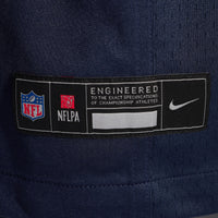Chicago Bears Jedrick Wills Jr. Nike Navy Team Game Jersey