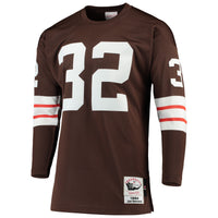 Cleveland Browns 1964 Jim Brown Mitchell & Ness Brown Authentic Throwback Retired Player Jersey