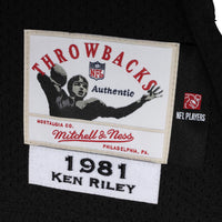 Cincinnati Bengals 1981 Ken Riley Mitchell & Ness Black Authentic Throwback Retired Player Jersey