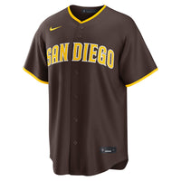 San Diego Padres Nike Brown Road Replica Jersey